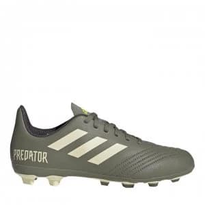 adidas Predator 19.4 Childrens FG Football Boots - LegGreen/Sand