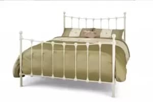 Serene Marseilles 4ft6 Double Ivory Metal Bed