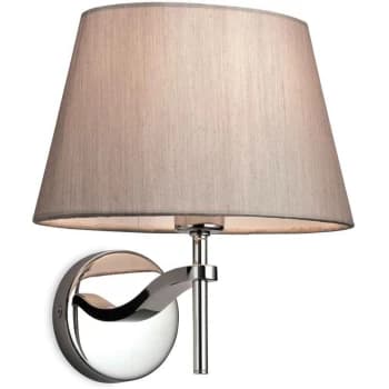 Firstlight - Princess - 1 Light Single Indoor Wall Polished S/Steel, Oyster, E14