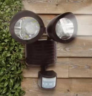 Solalite LED Security Light Solar Black