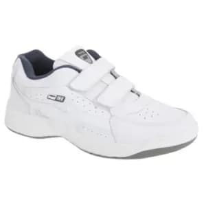 Dek Mens Arizona Touch Fastening Trainers (11 UK) (White)