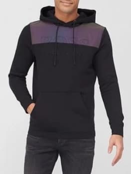 Hugo Boss Wenorth Pullover Hoodie Black Size 2XL Men
