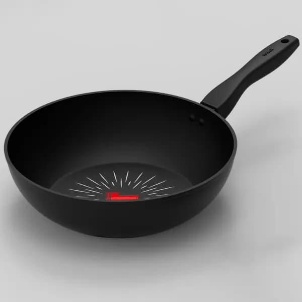 Tower Smart Start Forged 28cm Non-Stick Wok Black