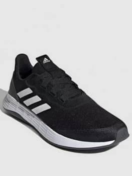 adidas Qt Racer Sport, Black/White, Size 4, Women