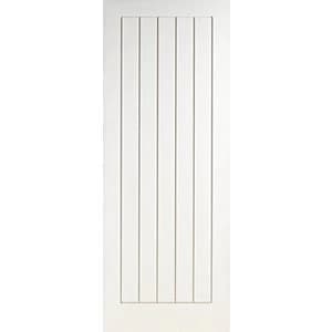 Wickes Geneva Internal Cottage White Finished 5 Panel Moulded Door 1981 x 686mm