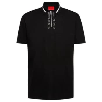 Hugo Boss Dolmar 213 Polo Shirt Black Size L Men