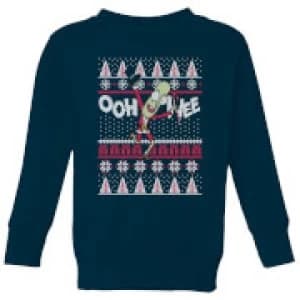 Rick and Morty Ooh Wee Kids Christmas Sweatshirt - Navy - 11-12 Years