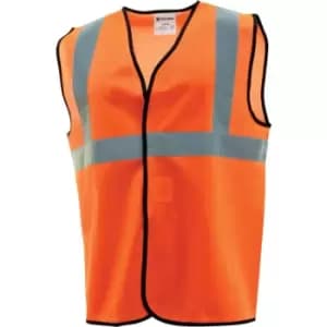 Tuffsafe Medium Hi-vis Orange Waistcoat 1BB & B EN471