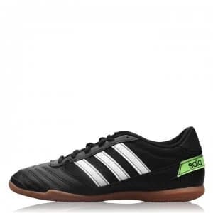 adidas Super Sale Indoor Football Trainers Junior Boys - Black/Wht/Green