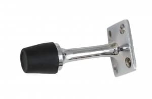 Wickes Projection Door Stop - Chrome 75mm
