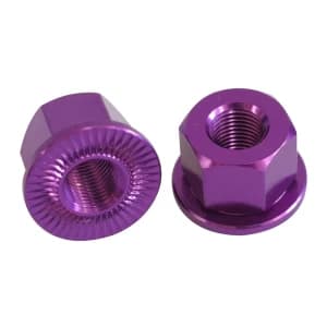 Savage Wheel Nuts BMX 14mm Purple