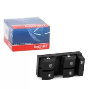TOPRAN Switch, window winder AUDI,SEAT 116 021 8E0959851,8E09598515PR,8E0959851B 8E0959851B5PR,8E0959851D,8E0959851D5PR,8E0959851,8E09598515PR