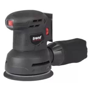 Trend T18S/ROS125B 18V 5 Inch/125mm Brushless Random Orbital Sander (Body Only)