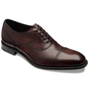 Loake Mens Hughes Shoe Burgundy 10