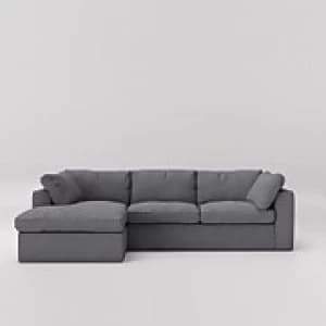 Swoon Seattle Smart Wool Corner Sofa - Left Hand Side - Corner Sofa - Anthracite