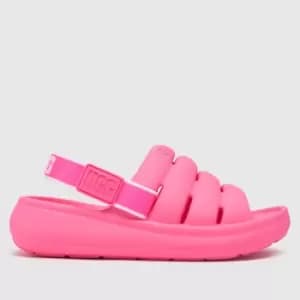 UGG Pink Sport Yeah Girls Junior Sandals