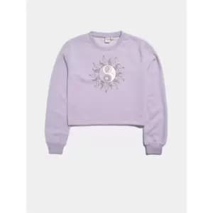 Skinny Dip Yin and Yang Sweatshirt - Purple