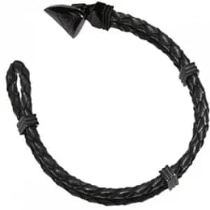 Mens Guess Black Ion-plated Steel Bracelet