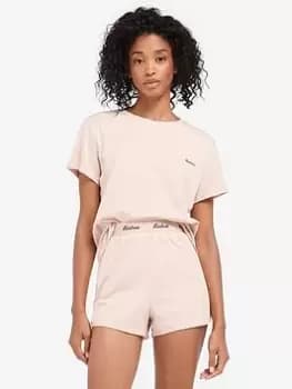 Barbour Millie Short Lounge Set In Bag - Pink Size M Women