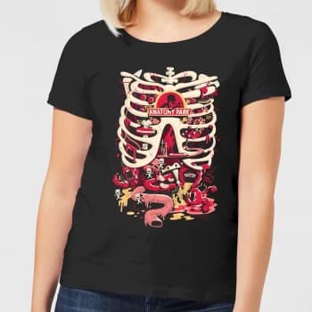 Rick and Morty Anatomy Park Womens T-Shirt - Black