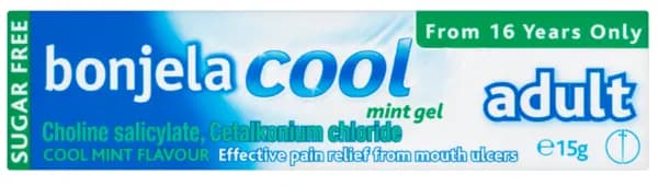 Bonjela Adult Cool Mint Gel 15g