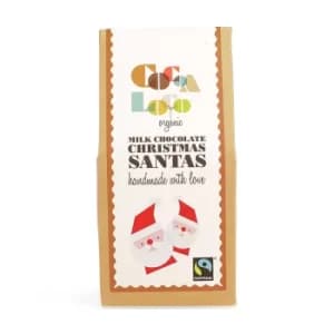 Cocoa Loco Milk Chocolate Santas 100g