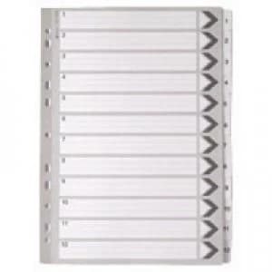 Nice Price A4 White 1-12 Mylar Index WX01529