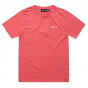 Nicce Logo T-Shirt Mens - Holly Berry