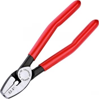 Knipex 97 81 180 Crimping Pliers For End Sleeves (Ferrules) Front ...