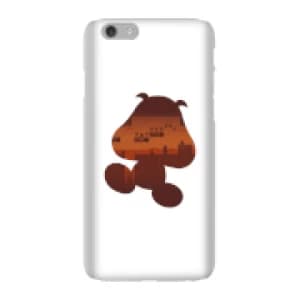 Nintendo Super Mario Goomba Silhouette Phone Case - iPhone 6 - Snap Case - Gloss
