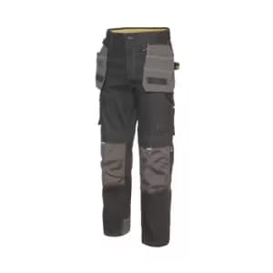 Caterpillar Mens H2O Defender Water Resistant Workwear Trousers (28R) (Black Graphite)