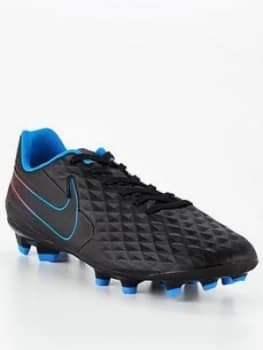 Nike Tiempo 8 Academy Firm Ground Football Boots - Black, Size 10, Men