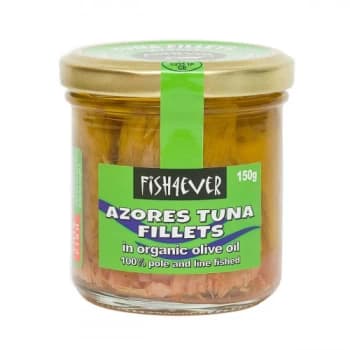 Fish 4 Ever Skipjack Tuna Fillets In Olive Oil - Jar - 150g