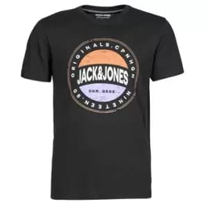 Jack Jones JORCHRISTENSEN mens T shirt in Black - Sizes S,M,XS