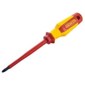 IRWIN VDE Pro Comfort Screwdriver Pozi Tip PZ1 x 100mm