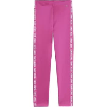 Tommy Jeans Skinny Tape Leggings - Vivid Fuchsia