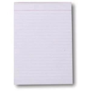 Q-Connect Ruled Scribble Pad 160 Pages 203x127mm Pack of 20 C60FW