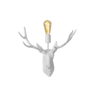 Extravaganza Caribou Cottage Wall Light - 1xE27 - White