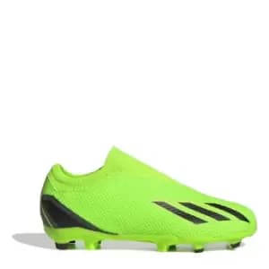 adidas X Speedportal.3 Laceless Astro Turf Football Boots Kids - Green