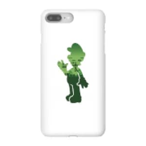 Nintendo Super Mario Luigi Silhouette Phone Case - iPhone 8 Plus - Snap Case - Gloss