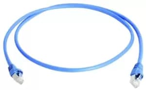 Telegartner MP8 FS 600 LSZH-1,0 blue networking cable 1 m