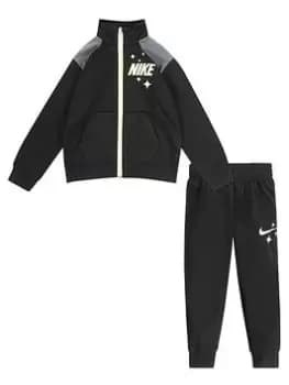 Nike Kids Boys All Day Play Tricot Tracksuit, Black, Size 2-3 Years