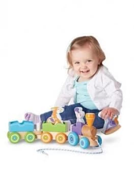 Melissa Doug Rocking Farm Animals Pull Train One Colour