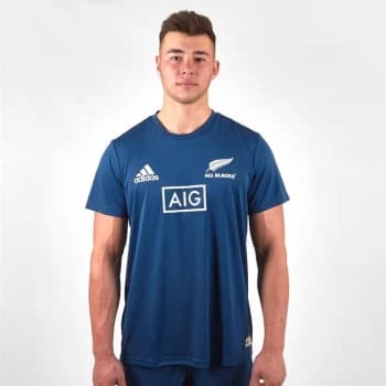 adidas New Zealand All Blacks T-Shirt Mens - Blue
