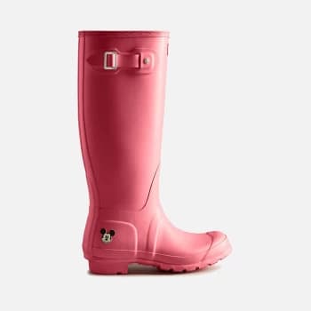 Hunter X Disney Womens Disney Print Original Tall Wellies - Pink Shiver - UK 4