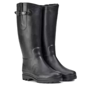 Aigle Womens Aiglentine Fur II Wellington Boots Noir UK 5