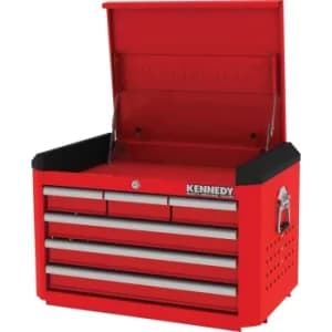 RED-28" 6 Drawer Top Chest
