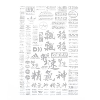 Matrixline Drift Logo Decal Sheet - White