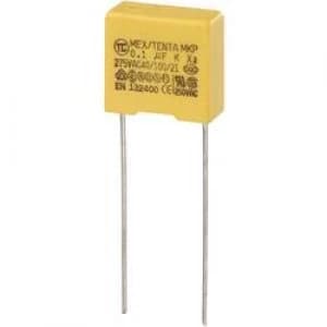 MKP X2 suppression capacitor Radial lead 0.1 uF 275 V AC 10 10 mm L x W x H 13 x 6 x 12mm MKP X2