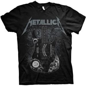 Metallica - Hammett Ouija Guitar Mens Large T-Shirt - Black